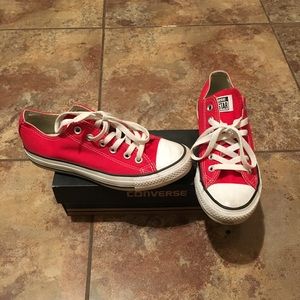 Red lowdop Converse ALL STAR